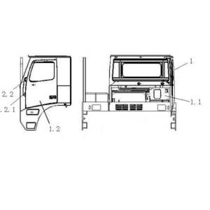 1.01 Кузов кабины