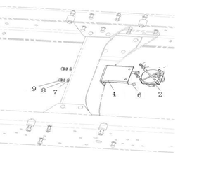 Чертеж/фото узла 8.18 карьерного самосвала HOWO Sinotruk