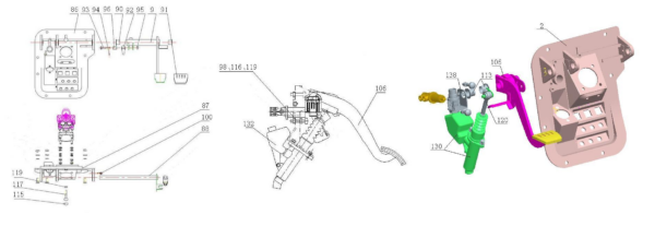 Чертеж/фото узла 3.3.06 карьерного самосвала HOWO Sinotruk