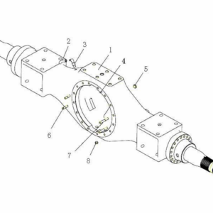 4.05 Корпус задней оси AC26 (2520)/Корпус задней оси